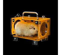 GuineaLoft™ Casa de queso de conejillo de indias (Single V3 - El mejor escondite de conejillos de indias por propietarios experimentados que probaron todo por ahí - Exclusivo de Guinea Loft