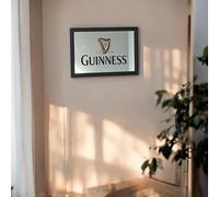 Guinness - Barra de arpa, espejo pequeño para pub