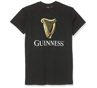 Guinness BLK Guin Harp R/N T Camiseta, Negro (Black Black), XL para Hombre