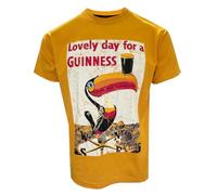 Guinness - Camiseta prémium de tucán amarillo dorado, amarillo, XL