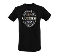 Traditional Crafts English Label Print Camiseta, Negro, XX-Large para Hombre
