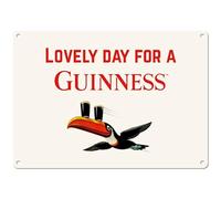 Guinness G302/003 Love Day For A Guinness - Cartel de chapa postal de chapa (10,5 x 14,8 cm)