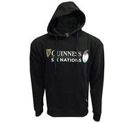 Guinness G5168 Sudadera con Capucha, Negro, Blanco, Rojo, Azul, Verde, L para Hombre