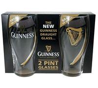 Guinness Guinness Logo Unisex Vaso de cerveza transparente, vidrio, 0,5 l