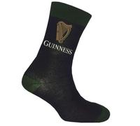 Guinness Irish Label Harp De Los Hombres Calcetines Negro