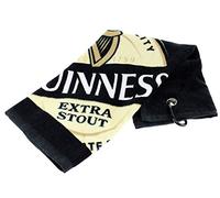Guinness Label Cotton - Toalla de Golf con mosquetón