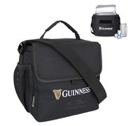 Guinness Lonchera de 9 L - Bolsa térmica aislada para adultos | Fiambrera compacta con soportes para botellas | Ideal para el trabajo, viajes, picnic y playa | Bolsa térmica oficial de Guinness