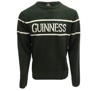 Guinness Mens White & Green Knit Jumper