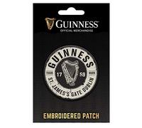 Guinness Official Merchandise Parche con forma de etiqueta para planchar o coser.