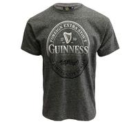 Guinness Stamp Round Neck Grey T-Shirt