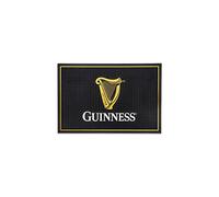 Guinness - Tapete de bar y derrames para encimeras, tapete de goma irlandés para goteos con logotipo de arpa de Guinness, tapete profesional de servicio de bar con cerveza Guinness, compatible con 18