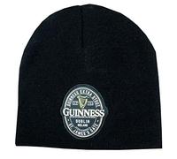 Guinness Woven Irish Label Badge Unisexo Sombrero De Beanie Negro
