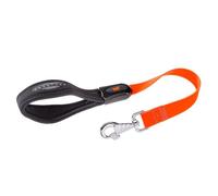Guinzaglio Corto EVOLUTION GM25/55 per Cani, Ipoallergenico, Lavabile, Maniglia Imbottita, Arancio