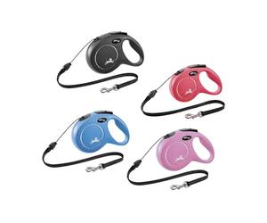 Guinzaglio estensibile a corda Flexi New Classic Cord con manico ergonomico Flex