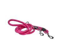 Guinzaglio tubolare fucsia da addestramento 3 posizioni modello Walk per cani Cr