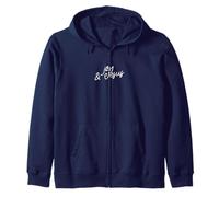 Guión de fe Minimalista Cristiana de Joy & Jesus Sudadera con Capucha