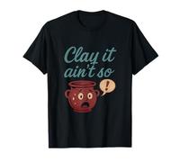 Guión retro de Clay It Ain't So Comic Camiseta