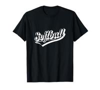 Guión Retro de sóftbol Camiseta