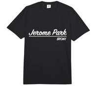 Guión Retro del Barrio de Nueva York de Jerome Park, Bronx, NY Comfort Colors Adult Heavyweight T-Shirt