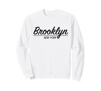 Guión Retro del Barrio Natal de Brooklyn, Nueva York, NY Sudadera