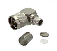 GUIPENG Conector de mamparo tipo N M/F engarzado 1 pieza