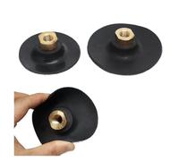 GUIPENG Disco de respaldo de 3"/4" for discos de pulido de diamante, discos de lijado y desbaste con base de caucho, soporte de respaldo, rosca M10, M14 y M16.(Thread M14,3 inches)