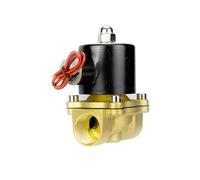 GUIPENG Electroválvula neumática eléctrica de 1/4", 3/8", 1/2", 3/4" y 1", DN8/10/15/20/25/50, normalmente abierta, for agua, aceite y aire, 12 V, 24 V y 220 V(DN10,220V)