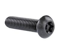 GUIPENG Tornillo de Seguridad a Prueba de manipulaciones Torx de Acero Inoxidable Negro M3-M8