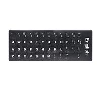 GUIPING Teclado, ergonómico Teclado de la PC Gaming KE Pegatina de reemplazo Universal de reemplazo Universal no Transparente de la computadora portátil (Color : WB3)