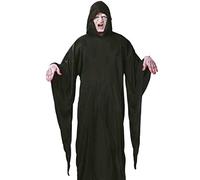 Guirca 16145 - Tunica Negra Muerte con Capucha