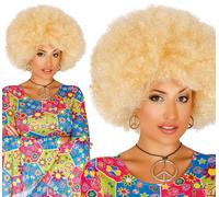 Guirca 4007 - Peluca Afro Rubia Extra