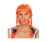 Guirca 4577 - Peluca Galo Naranja(Envase Caja)