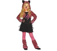 Guirca 83072 - Pink Paws Leopard Infantil Talla 5-6 Años