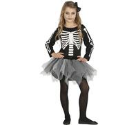 Guirca 87387 - Tutú Skeleton Infantil Talla 5-6 Años