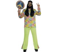 Guirca 88153 - Flower Power Adulto Talla XL 54-56