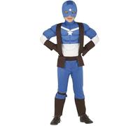 Guirca-88407 Disfraz 7-9 Años Capitan Superheroe, Multicolor (88407)