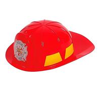 Guirca casco de bombero Accesorios, color rojo, Talla única (13366)