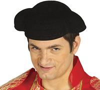 Guirca- Accesorios Montera torero flocada, Color negro, u (13472.0)