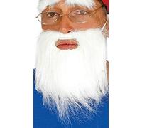 Guirca Barba Blanca con Bigote con Goma, Multicolor (GU_11500)