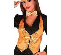 Guirca Chaleco Lentejuelas Dorado para Mujer