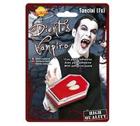 Guirca- Colmillos vampiro con adhesivo, Talla única (2186.0)