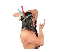 Guirca - Diadema con pluma de indio, multicolor, 13238
