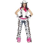 Guirca- Disfraz adulta cowgirl rodeo, Talla 42-44 (80829.0), color/modelo surtido
