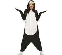 Guirca- Disfraz adulta pijama pingüino, Talla 38-40 (84939.0)