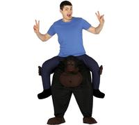 Guirca- Disfraz adulto carry me gorila, Talla 52-54 (88233.0)