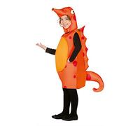 Guirca Disfraz de Caballito de Mar Lunares Infantil M-(7/9 años)