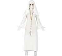 Guirca Disfraz de Monja Fantasma Blanca Mujer Única