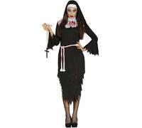 Fiestas Guirca Disfraz de Monja Zombie para Mujer Talla Única