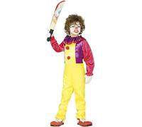 Guirca Disfraz de Payaso Maligno Infantil L-(10/12 años)