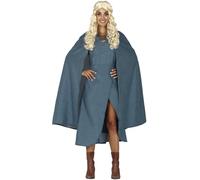 Guirca Disfraz de Reina de Dragones Azul - Mujer, L